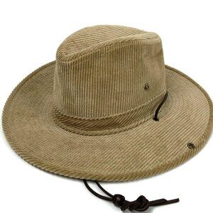 Mens Henschel Aussie Fedora Hat Corduroy Small Safari Outdoor